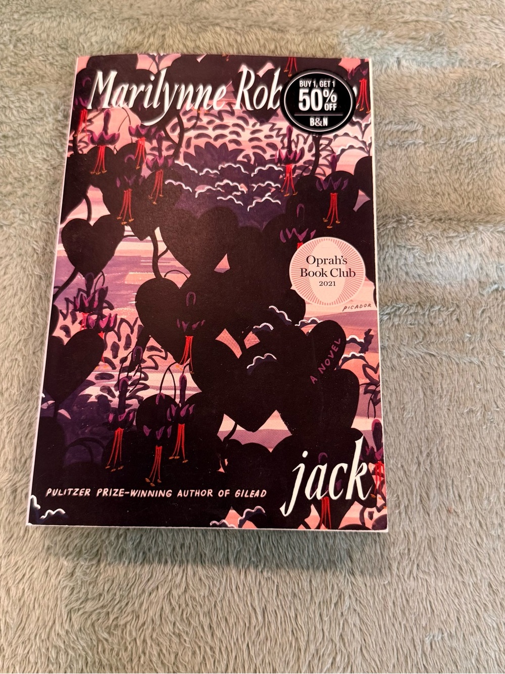 Jack by Marilynne Robinson 2021 Paperback Oprah Book Club